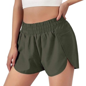 ¡Novedad de 2024! Pantalones cortos de Yoga de cintura alta para mujer, mallas con patrón a cuadros de Color sólido con cintura elástica de secado rápido - Product Image 6