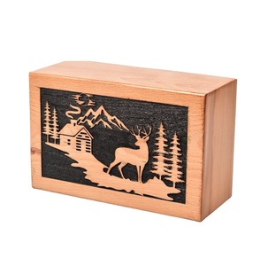 Beechwood Cremation Box for Human <b>Ashes</b> Dear Tree Personalized Cremation <b>Urn</b> for <b>Pets</b> Handcrafted Burial Wooden <b>Urn</b> Box - Product Image 4