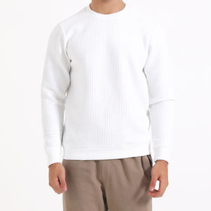 Sweat-shirt à capuche en coton imprimé numérique tendance pour hommes, sweat-shirt en polaire à col rond avec logo personnalisé, fournisseur en gros - Product Image 4