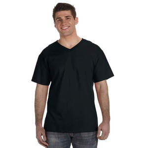 Loose Fit Tall Mens V Neck Soft Blend Fabric T Shirt - Product Image 4