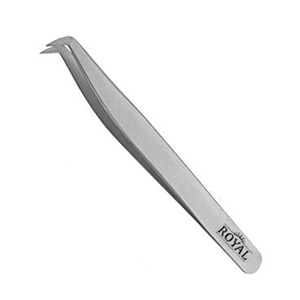 Pince à épiler professionnelle japonaise pour extensions de cils, à pointe en fibre, droite et courbée, pour volume et isolation, ensemble de pinces à cils - Product Image 4