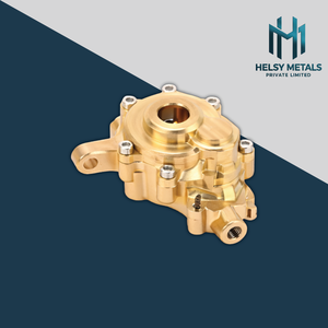 Boîtier en laiton fraisé VMC professionnel, composant en laiton de précision pour vannes et pompes, quincaillerie en laiton usinée durable OEM - Product Image 1