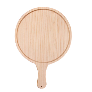 Plateau en bois personnalisable pour Pizza, pipi, planche à découper en bambou avec poignée pour fabrication manuelle, offre spéciale - Product Image 5