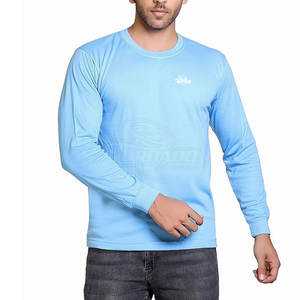 Camisetas de manga larga Moq bajo al mejor precio para hombre, ropa de calle, camisetas elegantes de manga larga, camiseta de manga larga de media manga para hombre - Product Image 1