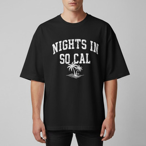 T-shirt à col rond en polyester/coton tricoté pour homme, coupe classique, avec imprimé, style streetwear éco-responsable, décontracté - Product Image 6