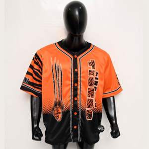 Haute Couture ชุดเบสบอลกระดุมปักลายไล่ระดับสีสำหรับทีมสโมสรกีฬา - Product Image 4