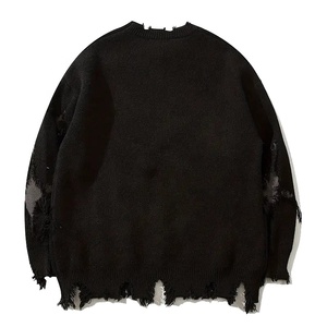 Nouveau Design Pull en Molleton 100% Coton Usé pour Homme Streetwear Y2K Coupe Droite sur Mesure Couleur Unie Poche Écologique Hiver - Product Image 3