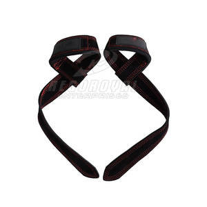 Sangles de levage en cuir Soutien d'haltérophilie Sangles de levage Équipement d'entraînement Sangles de levage pour salle de sport - Product Image 5
