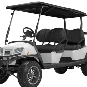 Carrito de Golf a Gasolina BEST 2025, Color Blanco Glaciar, 4 Marchas Adelante, Elevado, con Batería de Litio-Ion de Alta Potencia - Product Image 1