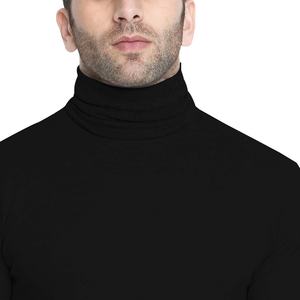 Suéter de cuello largo cómodo de alta calidad Moda/Diseño Moda de invierno Logotipo de color personalizable Camisetas de talla grande para hombres Altamente - Product Image 6