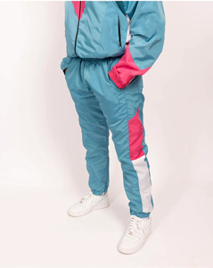 100% Polyester dames Jogging ensemble haut tendance 2 pièces couleur bloc survêtement surdimensionné respirant Baggy femmes vêtements hiver - Product Image 3