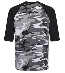T-shirt de chasse et de pêche pour homme à col montant et manches courtes, imprimé motif arbre réaliste, 100% coton, Bottomland Tees, chemises camouflage pour homme - Product Image 3