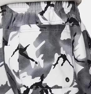 Grey Color Printed Men Shorts Swimwear Wholesale Price Digital Men Plus Size Casual Sports Style Streetwear Clothing Breathable - Product Image 3