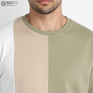 Nouvelle mode 100% coton tenue décontracté vente femmes surdimensionné côtelé cordon col rond pas cher prix hiver automne décontracté Long sweat - Product Image 4