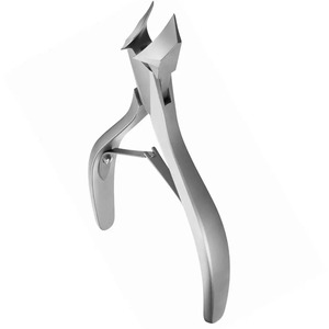 Cortaúñas de alto grado, cortador de uñas con forma de luna, acabado de arena, acero inoxidable, cortadores de uñas resistentes para los dedos del pie para la belleza - Product Image 2