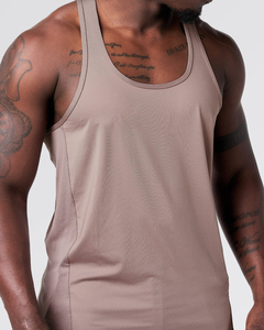 Hot Sale Quick Dry Workout Fitness Shirts Athletic <b>Stringer</b> Solid Bodybuilding Muscle Racerback Gym Tank Top for Men - Product Image 5