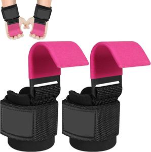 Correas de gancho resistentes para gimnasio y entrenamiento de potencia Fabricantes de equipos de fitness Ganchos de elevación Gancho y bucle - Product Image 1