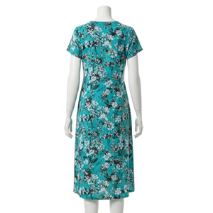 Robes décontractées en lin et coton respirant avec impression numérique, tissu léger et confortable pour les tenues quotidiennes, mode de plein air - Product Image 3