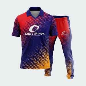 Men's Half Sleeve <b>Cricket</b> <b>Shirt</b> and Pants Set Top Seller Full Customized Sublimation Uniform Adult Sizes - Product Image 3