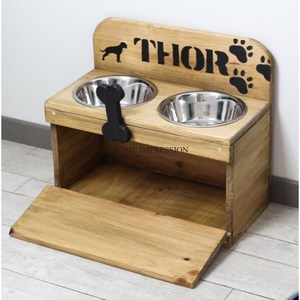 Comedero de Lujo para Mascotas de Acero Inoxidable Pulido con Soporte Metálico, Ecológico, para Perros, Tamaño Personalizable - Product Image 2