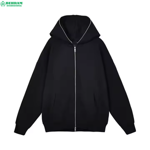 Sudadera con capucha y cremallera completa unisex, de alta calidad, con estampado en relieve, corte regular, transpirable, de secado rápido, para invierno, estilo urbano. - Product Image 1