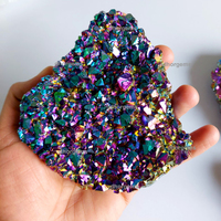 Cristal diode de quartz clair aura, améthyste, druse cristal, mini grappe d'ange, points bruts, moule de cristal, cristal