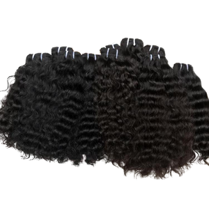 100% naturel humain cheveux bruts vierge de l'inde humain tressage cheveux en vrac meilleure vierge cheveux humains vague de corps - Product Image 1