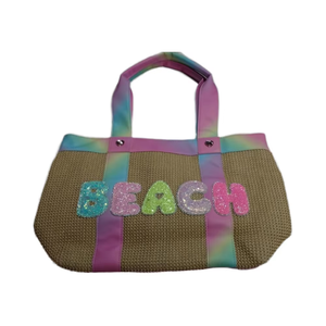 กระเป๋าถือสุดเก๋ชายหาดกระเป๋าฟางสำหรับวันที่มีสไตล์ที่ริมทะเล - Product Image 1