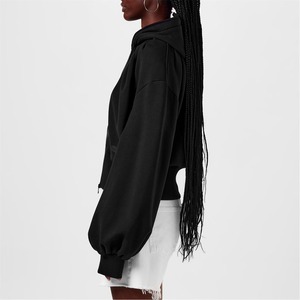 Sudadera corta con capucha con cremallera para mujer personalizada de calidad superior Ajuste perfecto para ocasiones de invierno Suministro ODM Método de tejido no tejido - Product Image 2