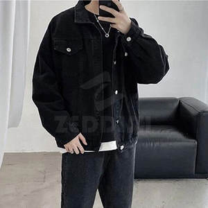 Chaqueta de invierno con logotipo personalizado para hombre, transpirable, para uso en exteriores, con cuello levantado, 100% algodón, informal, de alta calidad, servicio OEM, chaqueta vaquera - Product Image 6