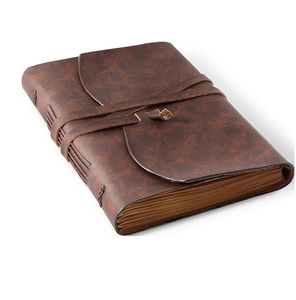 Cahier de notes en cuir Journal d'écriture Bloc-notes personnalisé Journal d'affaires Carnet de notes de bureau Journal de papeterie - Product Image 2