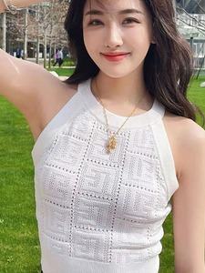 Camiseta sin mangas negra de verano para mujer con parte superior de encaje rojo, camisolas sueltas, chaleco de talla grande, ropa y ropa interior para mujer - Product Image 5