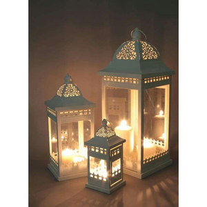 <b>Black</b> Iron Moroccan Candle <b>Lantern</b> Cutout Moroccan Style <b>Lantern</b> for Ramadan Home Decor Candle <b>Lantern</b> in Best Price - Product Image 3