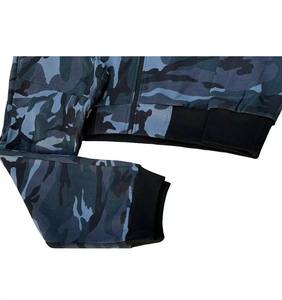 ชุดวอร์มของผู้ชายผ้าฟลีซผ้าฝ้าย100% ชุดออกกำลังกายผ้า180gsm ฟอกสีกรดพิมพ์โลโก้ฤดูหนาว - Product Image 6