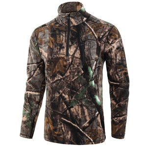 เสื้อถักแขนยาวสำหรับผู้ชายชุดล่าสัตว์น้ำหนักเบา OEM - Product Image 1