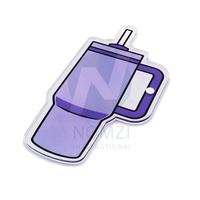 Nouveau Logo Personnalisé Coupe Stanley Durable Acrylique Cils Carreaux Plateaux Fluffy Cils Extension Titulaire Palette Outil Verre Marque Privée