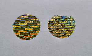 Etiquetas Adhesivas Redondas Holográficas de Color Plateado - Etiqueta Digitech - Product Image 2