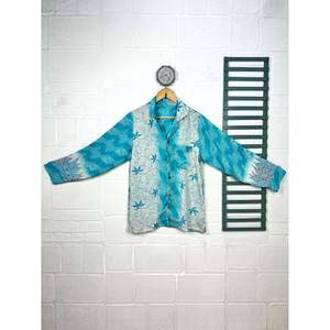 Ensemble De <b>Pyjama</b> Long En Soie Recycle Vtements De Nuit Lgers Et Respirants PJ Girly En XS - Product Image 2