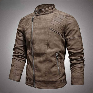 Chaqueta Deportiva de Motocicleta de Invierno para Hombre, de Cuero Genuino Original, Impermeable, Cortavientos, Transpirable, de Manga Larga - Product Image 2