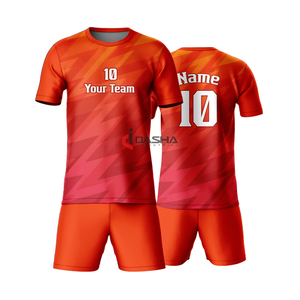 Uniformes de Fútbol de Poliéster Personalizados de Alta Calidad para Hombre, Conjuntos de Camisetas de Equipo, Tejido Transpirable de Secado Rápido, Colores Personalizados - Product Image 3