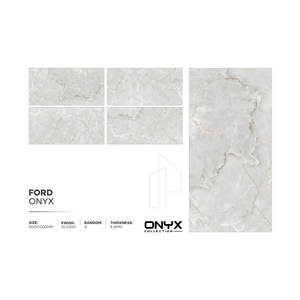 Vente en gros de carreaux de porcelaine émaillés polis 60x120cm de conception moderne de 5mm d'épaisseur brillant pour décoration intérieure de sols et de murs - Product Image 6