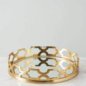 Mesa de comedor para el hogar y el hotel más vendida, bandeja de espejo central para servir comida y otros artículos de la India a un precio impresionante - Product Image 1