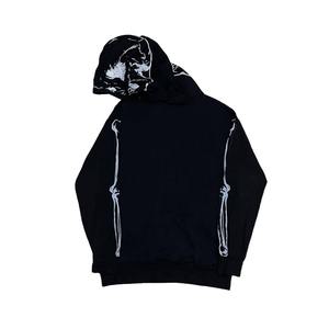 Personalizado de alta calidad de diseño de logotipo Unisex en blanco de cara completa con cremallera sudaderas con capucha al por mayor de calavera con cremallera completa fabricante de sudaderas con capucha - Product Image 2