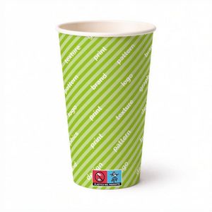 Gobelets en papier 500 ml à double paroi, imperméables, biodégradables, impression offset personnalisée - Product Image 1