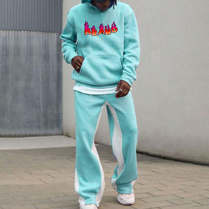 Survêtement personnalisé pour femmes enceintes, streetwear imprimé, hip-hop, surdimensionné, avec des patchs, pantalon de survêtement et sweat-shirt avec poches - Product Image 4