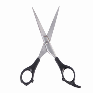 Eiza inds กรรไกรตัดผม5.5 ", กรรไกรตัดผมกรรไกรตัดผมพร้อมด้ามจับพลาสติกสีดำใบมีดสแตนเลสปลายทื่อสำหรับช่างตัดผม - Product Image 2