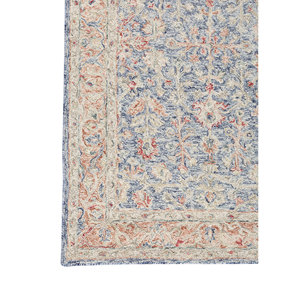 Kasbah Blue Hand Tufted Wool <b>Rugs</b> 9x12 Rectangle Medallion Pattern for Home Entryway Living Room or Hallway-Jaipur <b>Rugs</b> <b>UK</b> - Product Image 4