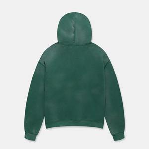 Sudaderas con capucha básicas de moda de alta calidad para hombre, 100% algodón mezclado con su logotipo, sudaderas con capucha de lavado ácido como demanda personalizada - Product Image 6