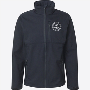 Men's Wholesale Softshell Jacket Windproof and Waterproof Breathable Plain <b>Coat</b> Streetwear Style with Embroidered Technics - Product Image 6
