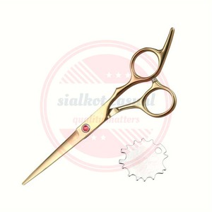 Ciseaux à cheveux en acier inoxydable, ciseaux professionnels pour la coupe et le toilettage des animaux de compagnie, ciseaux droits - Product Image 4